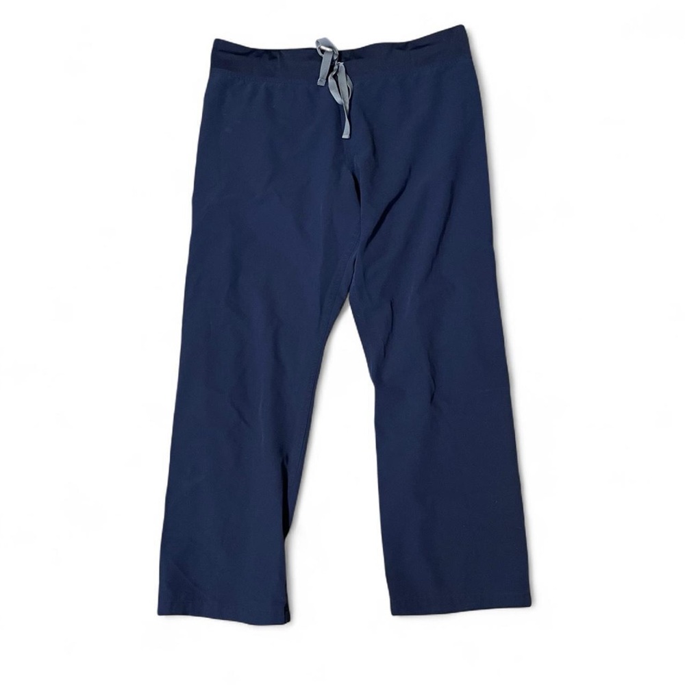 Navy blue Figs technical collection pants